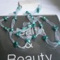 new sexy woman unique elegant necklace beautiful blue chinese chic pearls dressy