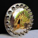 NEW MEN WESTERN COWBOY SPIKES BUCKLE HORSE PONY FACE SILVER GOLD RODEO COUNTRY