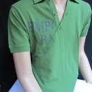 NEW EMPORIO ARMANI MEN EA GREEN V-NECK T-SHIRT FASHION TEE POLO SHIRT SMALL $175