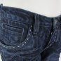 ANTIK DENIM WOMEN LOW RISE FLARED BLUE WASH BOOT CUT FASHION JEANS SIZE 24W 34L