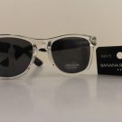 Banana Republic Men Women Fashion Sunglass Clear Black Frame Dark UVA/UVB Lens