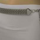 New Women Belt Hip High Waist Silver Mesh Metal Chains Sexy Fashion Flower S M L