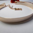 Women Hip High Waist Thick Gold Metal Plate Trendy Fashion Belt 26"-38" XS S M