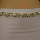 New Women Belt Hip Waist Gold Metal Chains Big Pearl Beads Fashion Plus Size M L