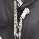 New Women Metal Fashion Gun Earrings Pistol Silver Gold Rhinestones Double Sided