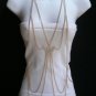 NEW WOMEN GOLD BUTTERFLY RHINESTONES CHARM METAL BODY CHAIN FASHION JEWELRY