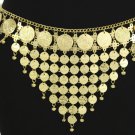 New Women Hip Gold Chains Coins Metal Fashion Belt Belly Dancing Moroccan S M L