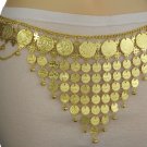 New Women Hip Gold Chains Coins Metal Fashion Belt Belly Moroccan Style Size S M