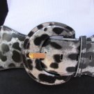 New Women Belt Fashion Elastic Low Hip High Waist Silver Black Leopard XS S M