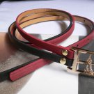 New Women Hip Waist Thin Black And Red Double Fashion Summer Belt 30"-36" M/L