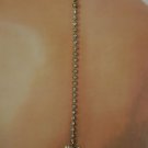 N. Women Back Pendant Necklace Gold Metal Chain Fashion Jewelry Heart Rhinestone