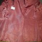 vintage Casual Corner 100% leather Winter suit jacket women pockets brown Size 7