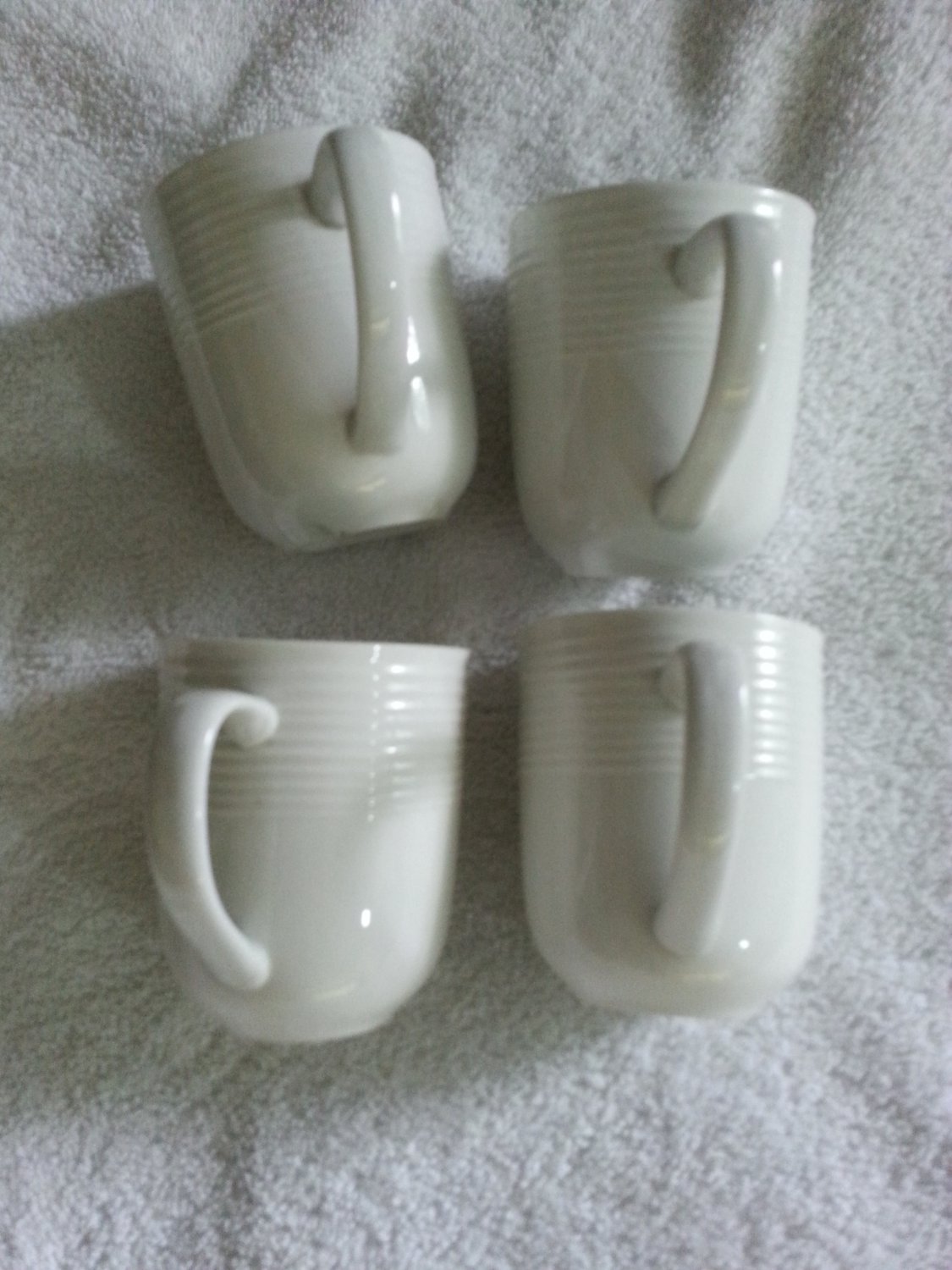 4 Collectible Gibson StoneWare China Mug Cup Coffee Tea Cappuccino Chocolate Vtg