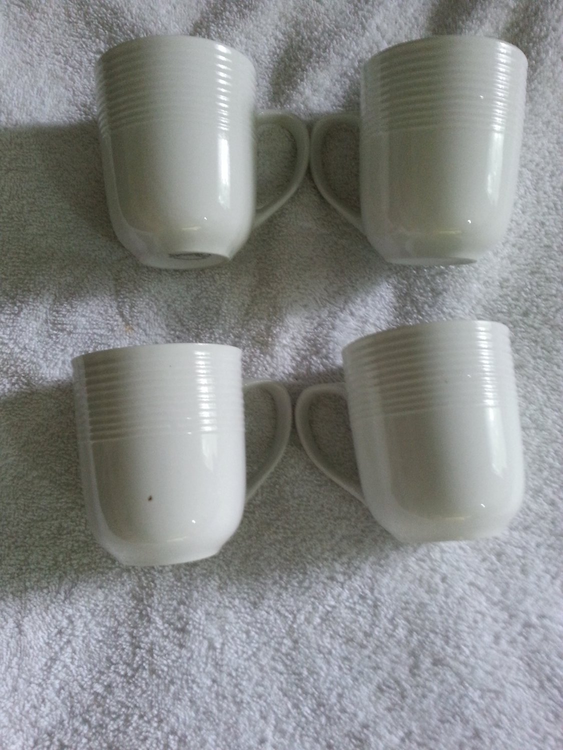 4 Collectible Gibson StoneWare China Mug Cup Coffee Tea Cappuccino Chocolate Vtg
