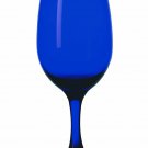 New Libbey Premiere Cobalt Blue 11-1/2-Ounce Wine Glass, Set of 12 Dishwasher Safe