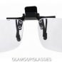 L@@K CLIP ON FLIP UP HINGE READING GLASSES FIT ALL FRAMES GLASSES TO READERS