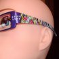 L@@K TATTOO READING GLASSES READERS PURPLE or RED LOVE ZEBRA HOT SEXY!