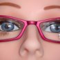 L@@K TATTOO READING GLASSES READERS PURPLE or RED LOVE ZEBRA HOT SEXY!