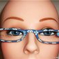 L@@K HAND PAINTED READERS 5 FUN FLIRTY COLORS READING GLASSES SEMI CATSEYE LIGHT