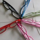 L@@K CATSEYE SEXY CAT EYE READING GLASSES & CASE PINK TURQ BLK LIME RED CATSEYES