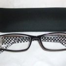 L@@K CHIC ELEGANT SEXY READING GLASSES  STYLISH PROFESSIONAL LOOK READERS + CASE