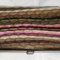 L@@K SCAN SAFE CREDIT CARD I.D METAL HARD SIDE WALLET 5 SWIRLED COLORS FREE SHIP