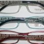 L@@K ELEGANT CLASSIC LASER DESIGN GLASSES READERS COLOR & STRENGTH CHOICE LOVELY