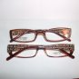 L@@K ELEGANT CLASSIC LASER DESIGN GLASSES READERS COLOR & STRENGTH CHOICE LOVELY