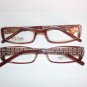 L@@K ELEGANT CLASSIC LASER DESIGN GLASSES READERS COLOR & STRENGTH CHOICE LOVELY
