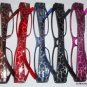 L@@K FUN FUN FUN READERS & CASE ANIMAIL PRINT ARMS RED BLUE BROWN BLACK OPTIONS