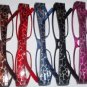 L@@K FUN FUN FUN READERS & CASE ANIMAIL PRINT ARMS RED BLUE BROWN BLACK OPTIONS