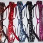L@@K FUN FUN FUN READERS & CASE ANIMAIL PRINT ARMS RED BLUE BROWN BLACK OPTIONS