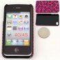 L@@K PHONECASE - IPHONE CASE SEXY BLING RHINESTONE STYLE LEOPARD ZEBRA PINK BLUE