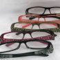 L@@K NEW STYLE FLORAL PAINTED LASER CUT READING GLASSES 5 COLOR CHOICE LOVELY!!!