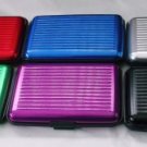 L@@K FABULOUS METALLIC SCANSAFE HARDSIDE WALLET 6 COLORS FREE USA SHIPPING