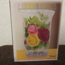 Fifth Avenue Crystal Roses 6" Hurricane Candle Lamp