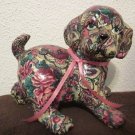 Christy's Critters DJ ceramic dog figurine