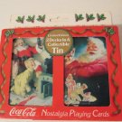 Coca Cola Nostalgia Playing Cards Santa Claus 2 decks in tin