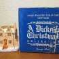 A Dickens Christmas Collection Scrooge Home hand painted cold cast cottage