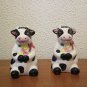Ceramic Cows Salt and Pepper Shakers