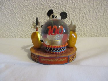Mickey Mouse 100 Years of Magic mini snowglobe figurine