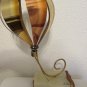 DeMott Balloon Metal Copper Sculpture on agate signed