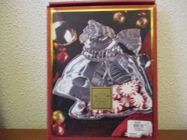 Lenox Yuletide metal serveware snowman tray