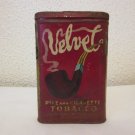 1930's Velvet Pipe and Cigarette Tobacco Pocket Tin
