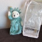 NY Teddy Lady Liberty stuffed plush teddy 1997