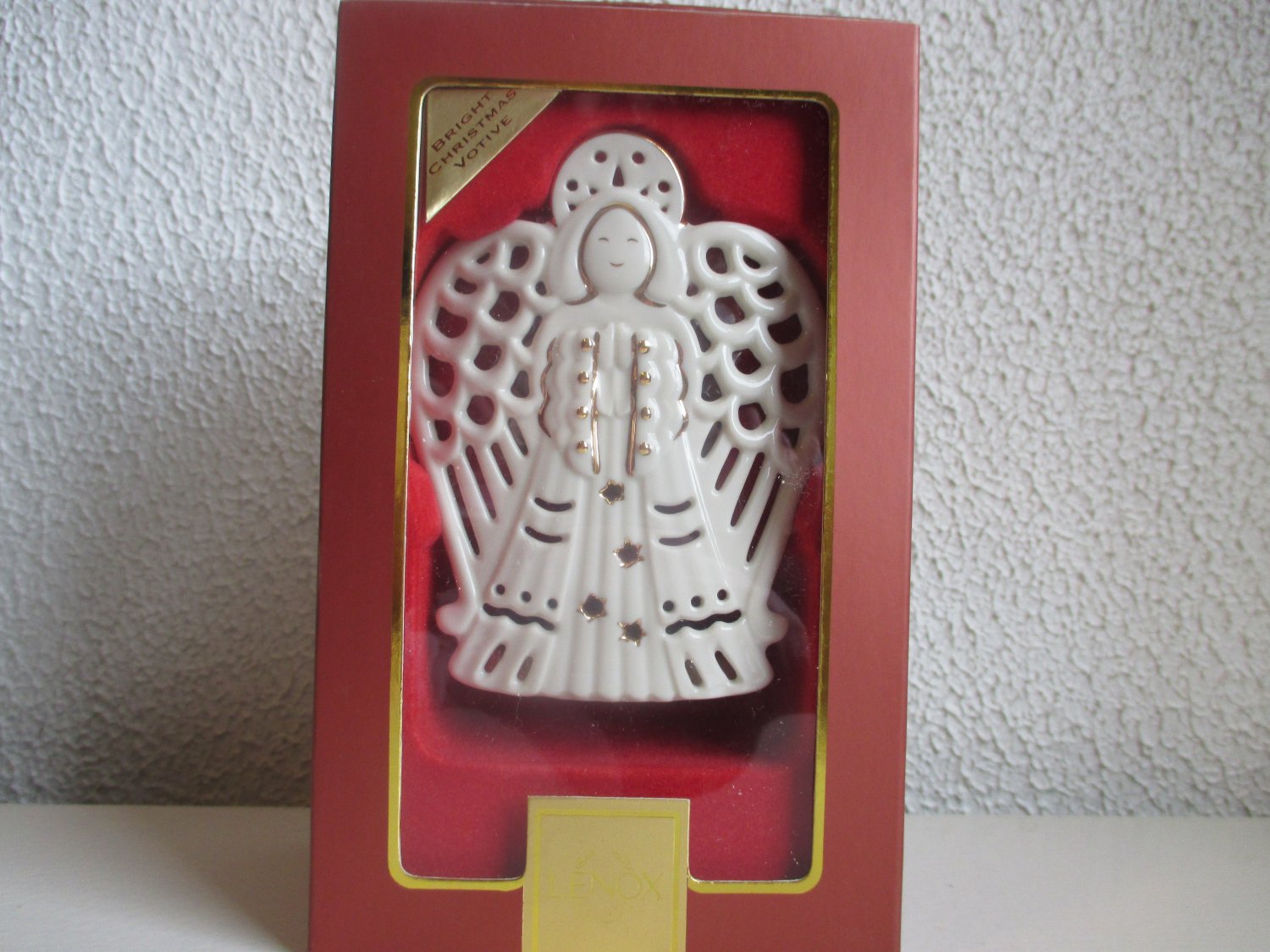 Lenox Bright Christmas Angel Votive Candle Holder