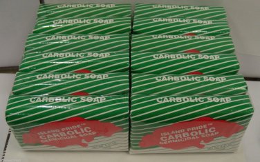12 Pack Lot - Island Pride Carbolic Germicidal Soap - 12 x 4.41 oz Soap Bar