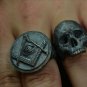 lluminati Silver Sterling .925 Illuminati Masonic Ring Knights Templar