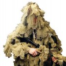 New M/L Desert Ultimate Game 3D Leaf Camo Hunting Ghillie Suit 5 Piece