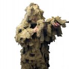 New XL/XXL Desert Ultimate Game 3D Leaf Camo Hunting Ghillie Suit 5 Piece